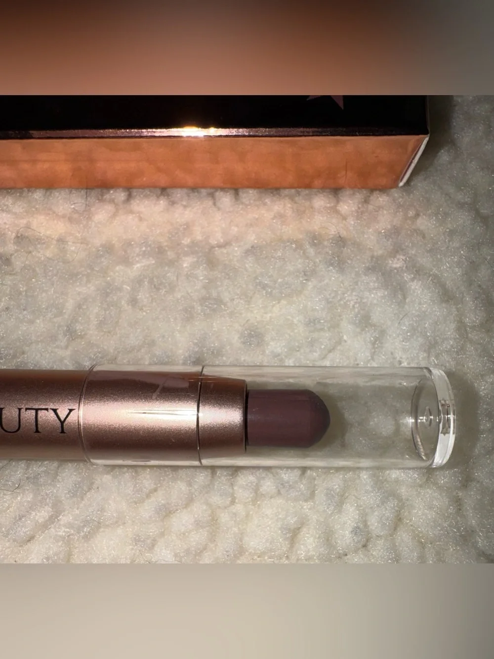Matte Cream Eyeshadow Stick with Blending Brush - Dahlia by Cheeky Rose Beauty